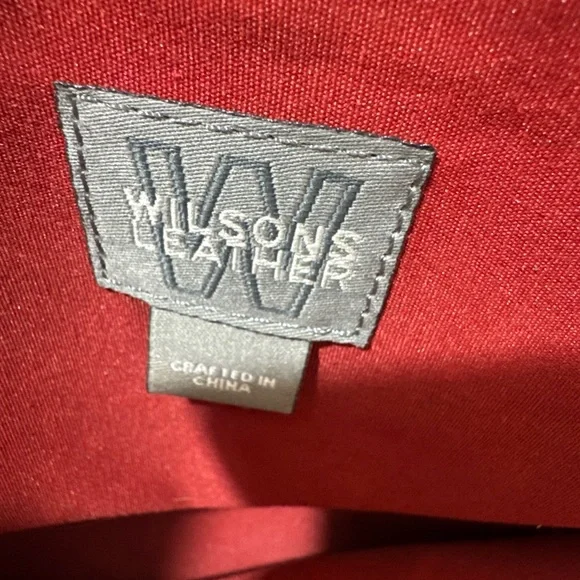 Vintage Wilson’s Leather Red Shoulder Tote Bag Women’s Laptop Bag Multi-Pockets - Picture 3 of 11